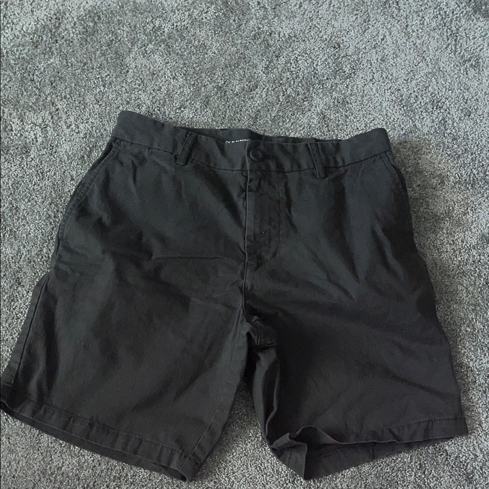 Old Navy Men's Charcoal Flat Front Shorts